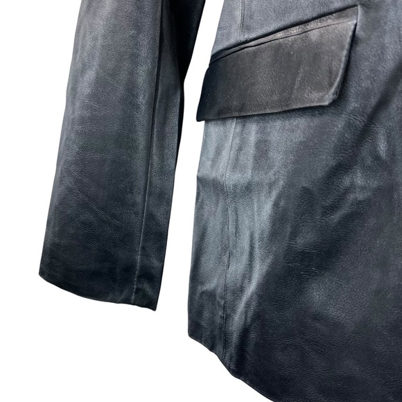 BLANKNYC Vegan Leather Blazer in Fighting Words Medium New with tags - Picture 5 of 14